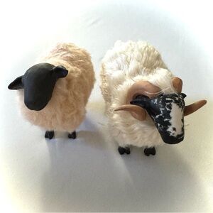 (2) Sheep Figurines